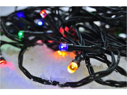 Solight LED venkovní vánoční řetěz, 500 LED, 50m, přívod 5m, 8 funkcí, časovač, IP44 VÝPRODEJ