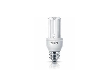Philips Genie 14W ES E27 CFL úsporná tyčová žárovka 2700K teplá bílá VÝPRODEJ