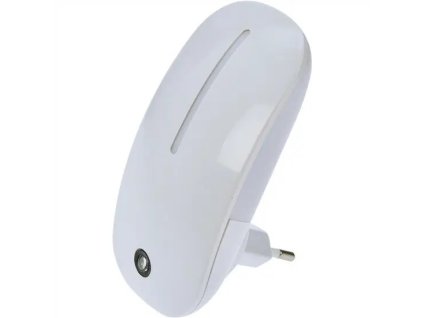 SOLIGHT noční LED světélko se světelným senzorem, 1W, 230V, bílé (WL901) VÝPRODEJ