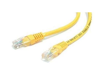 CABLE DOC C5E-416YE-5M - Síťový kabel RJ45, 5m VÝPRODEJ