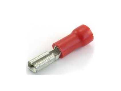 OPP 1,5-48 Objímka plochá poloizolovaná,průřez 0,5-1,5mm2/4,8x0,8mm PVC(RF-F408)