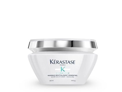 Kérastase SYMBIOSE MASQUE REVITALISANT ESSENTIEL INTENZIVNÍ REVITALIZAČNÍ MASKA PRO POŠKOZENÉ VLASY SE SKLONEM K TVORBĚ LUPŮ. 200 ml