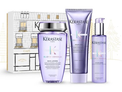 KÉRASTASE Blond Absolu dárkový Trio set pro zářivě blond vlasy