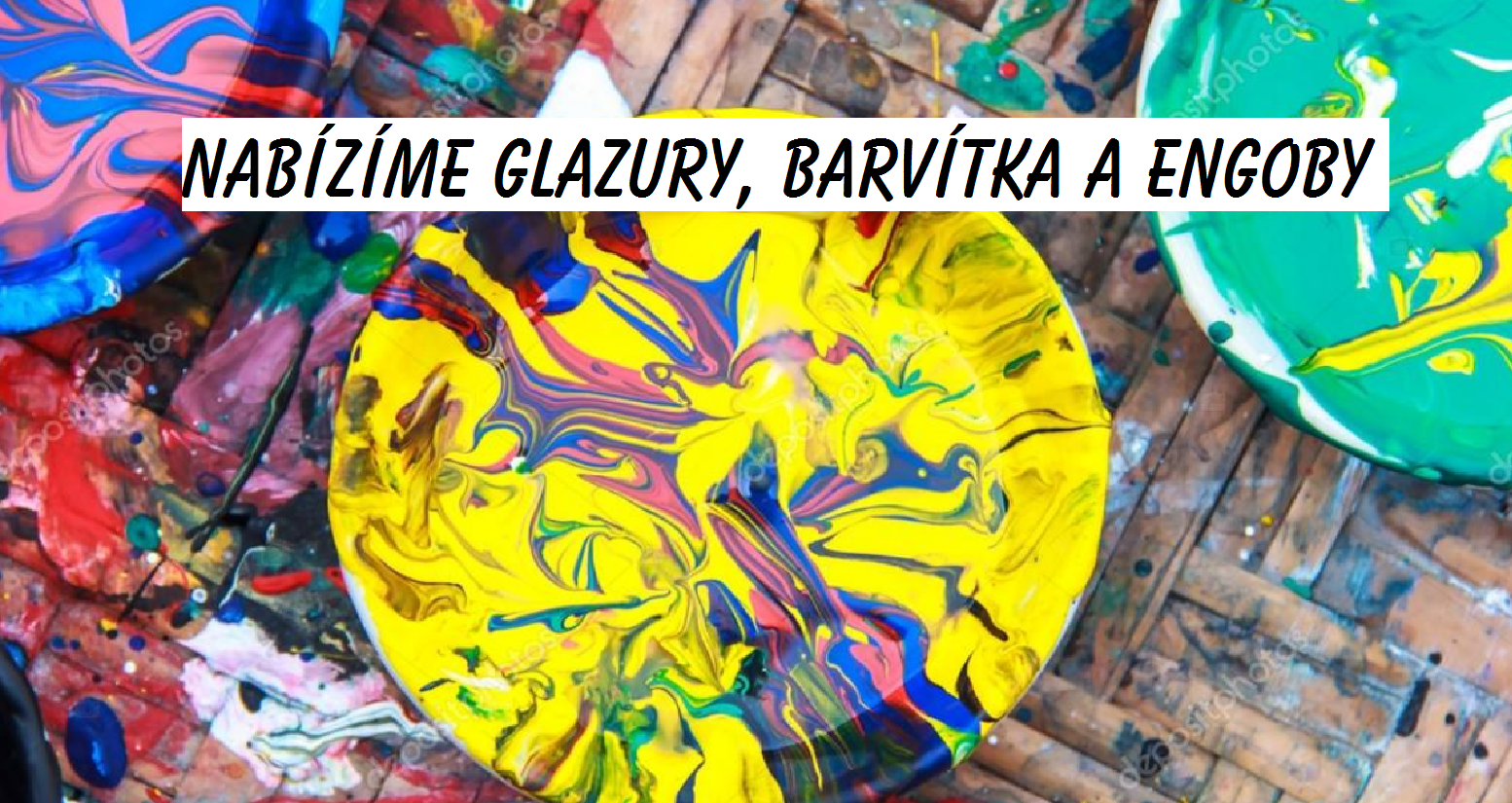 Glazury a barvítka