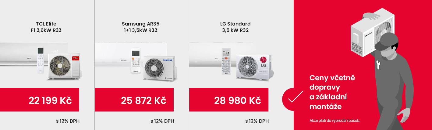 Klimatizace s montáží