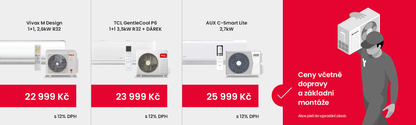 Klimatizace s montáží