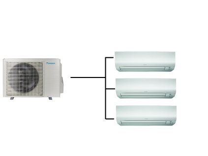 2847 klimatizace daikin perfera 1 3 2kw 2kw 2 5kw multi split r32