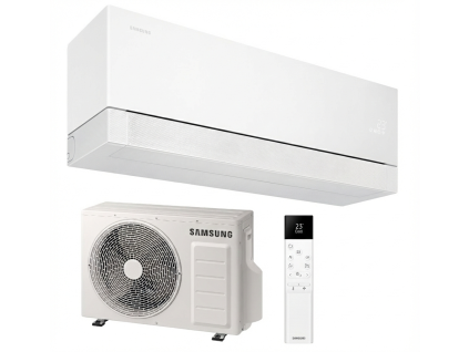 Samsung premier na bílem pozadí