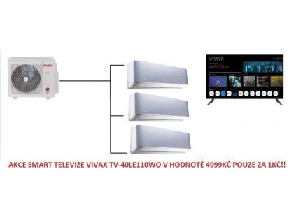 VIVAX SILVER 1+3 TV ZA 1KČ