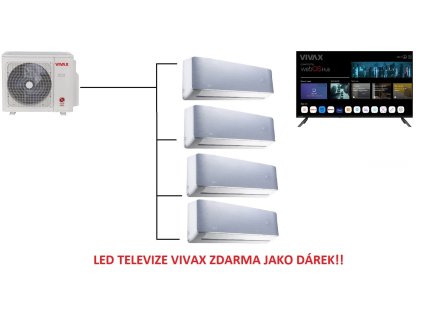 vivax 1+4 silver akce