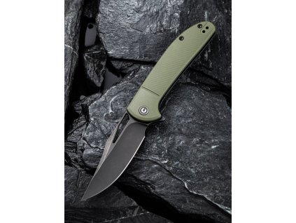 CIVIVI Knife Ortis C2013C Liner Lock Knife Folding Knife OD Green Fiber glass Reinforced Nylon Black Stonewashed 9Cr18MoV (1)
