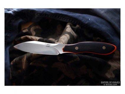 Coup satin G10 orange-black