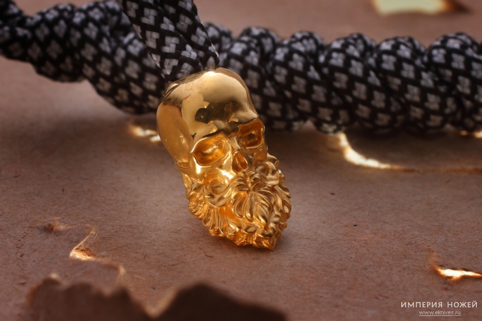 BEAD SKULL GOLD