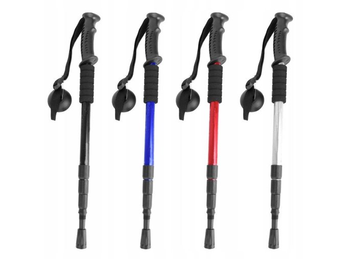 Nordic Walking Trekové teleskopické hole 2ks ANTISHOC 1
