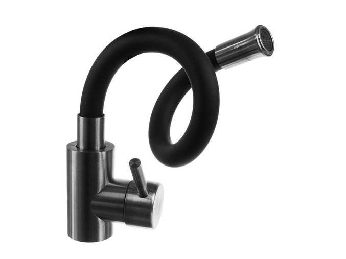 Baterie Umyvadlová Flexibilní černá: stříbrná 33