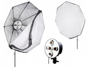 Softbox osmiokatny OCTA 90cm na 5 zarowek E27