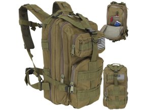 Vojenský batoh 26l armádní zelená Army Green