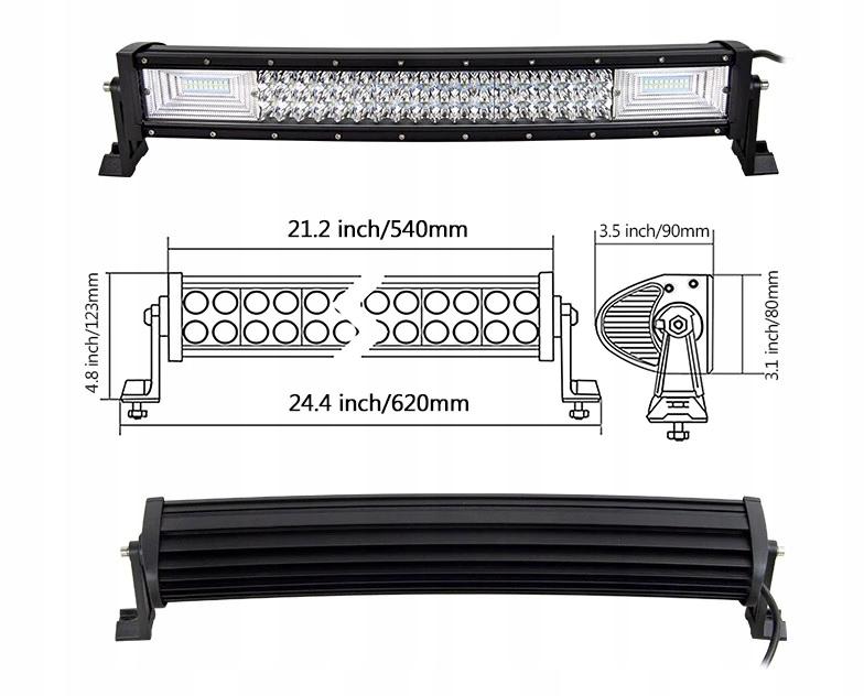 Azari Pracovní světlo TruckLED 600W 12-24V CREE