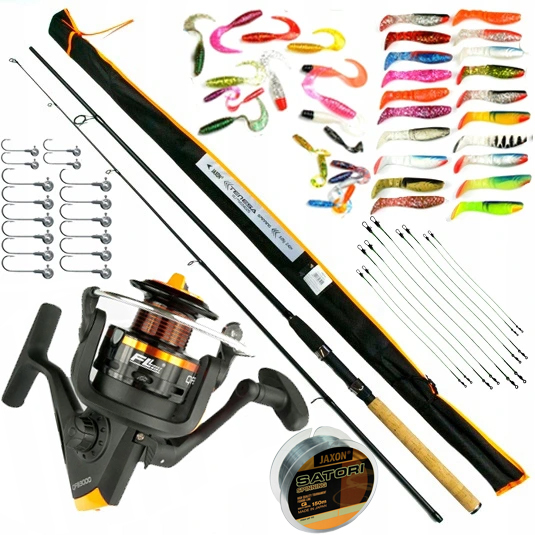 Jaxon Z45 spinning Rybářský Prut 2,4m 58 dílů