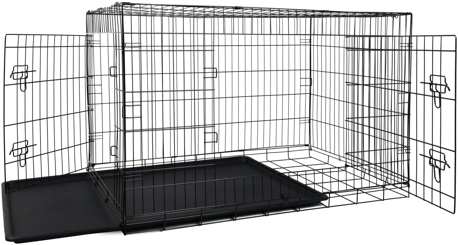 eKosik K177 klec skládací pro psy XXXL 80,5x122x74,5 černá