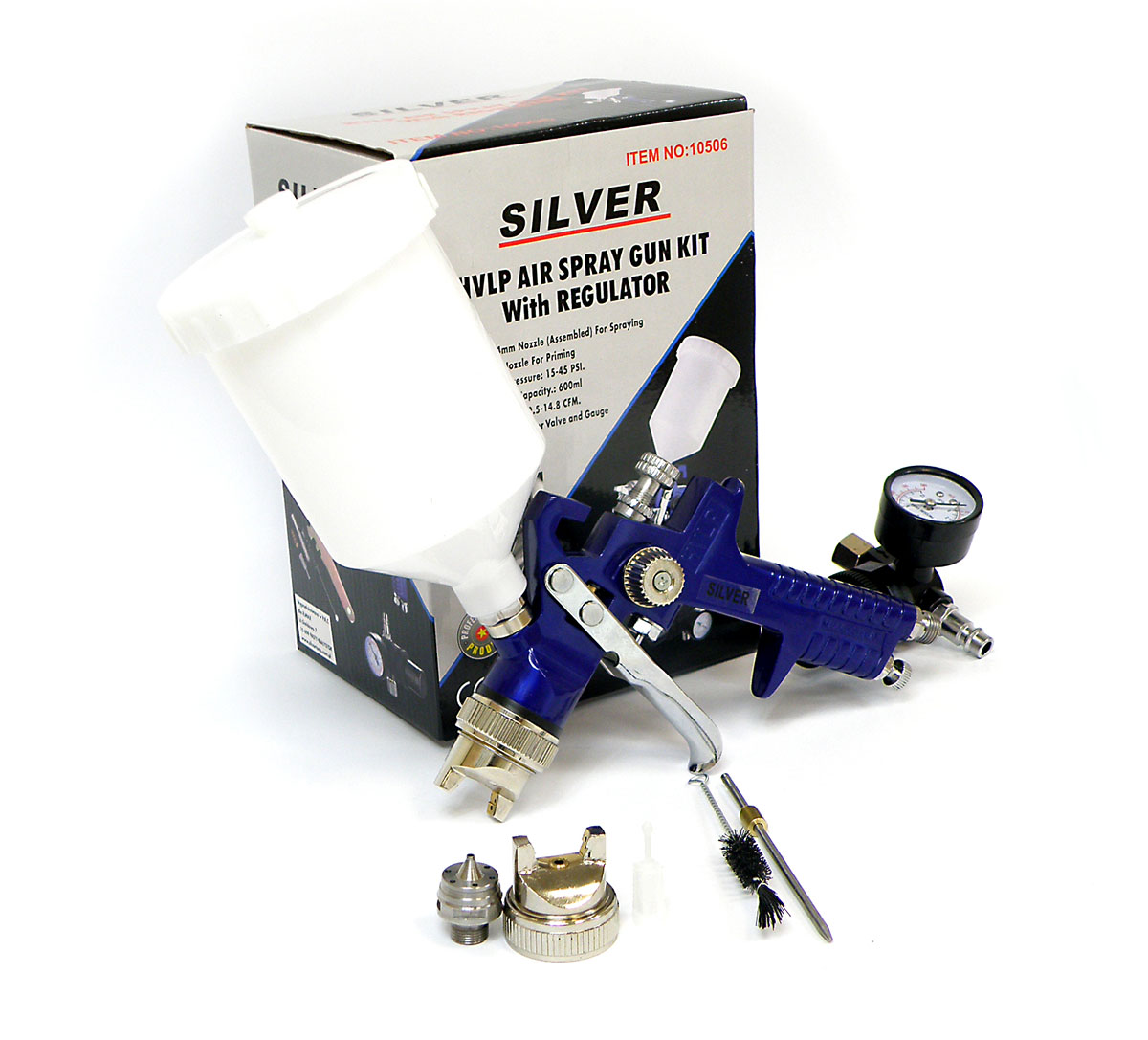 Fotografie Silver H-827 Lakovací pistole 1,4/1,7mm