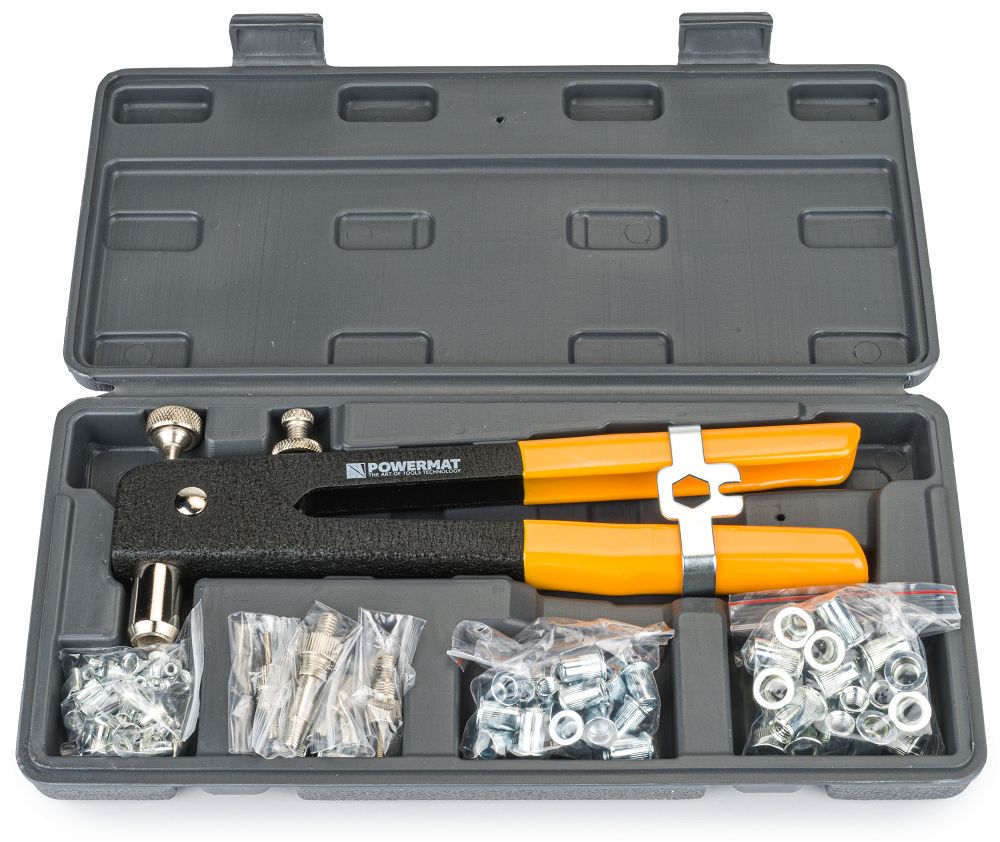 Fotografie Powermat PM-NIR-86SU Nýtovací kleště pro matice M3-M8