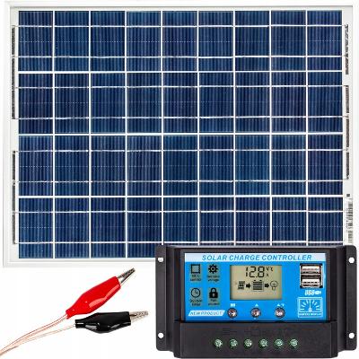 Solar Solární Panel 100W 12V REGULATOR Fotovoltaický panel