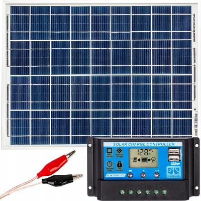 Solar Solární Panel 20W 12V REGULATOR Fotovoltaický panel