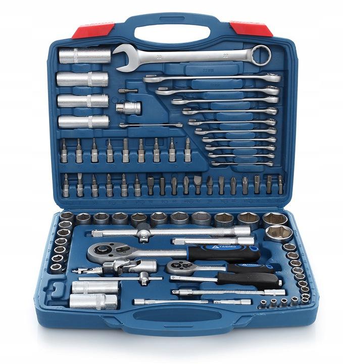 Tools Nástrčné Hlavice Klíče Očkové Ploché Gola sada 94ks