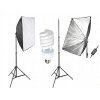 L16 ZESTAW SOFTBOX 50x70 STATYW 230cm 45W 250W