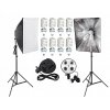 2x LAMPA swiatla ciaglego softbox 50x70 8x400W