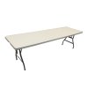 eKosik 468 Zahradní skládací stůl 242x76x74cm bílý