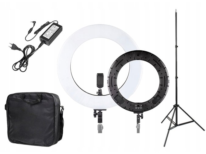 2962 6 prstencova lampa ring se stativem 60w taska