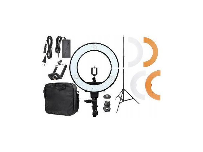 3118 4 studio kruhove led svetlo ring 12 45w lampa stativ pro make up