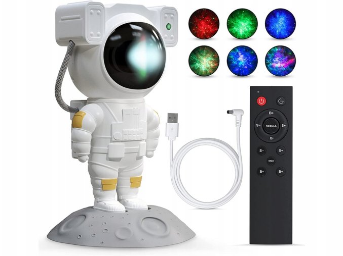 Projektor hvězdné oblohy NOČNÍ PROJEKTOR Kosmonaut