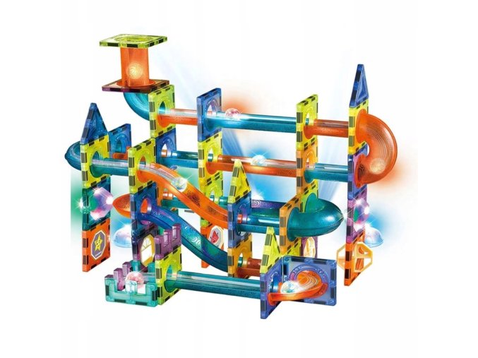 Kruzzel 22684 Guličková magnetická dráha 75 ks