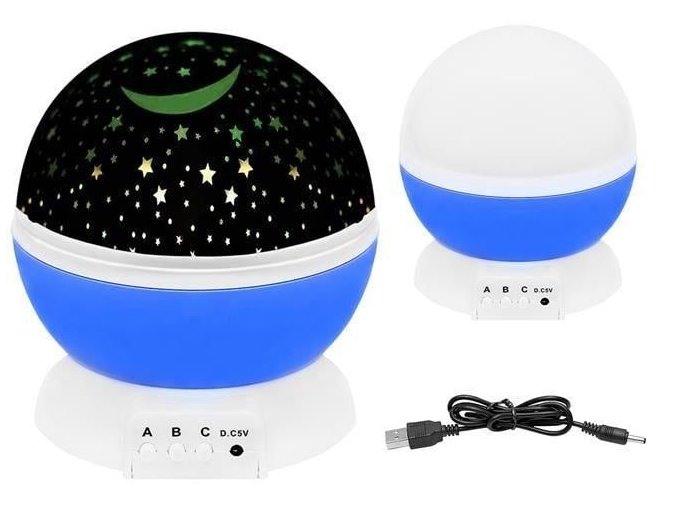 Verk 18170 Projektor nočnej oblohy deluxe modrý