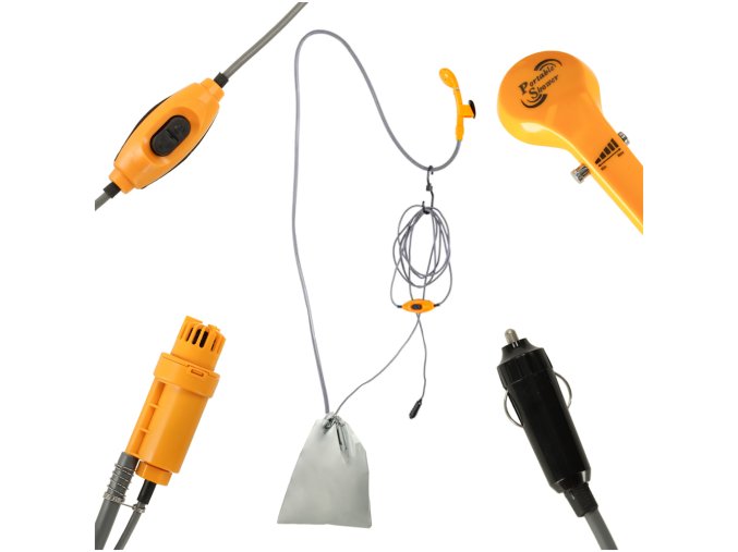 KIK KX4982 turistická sprcha napájená 12V 1