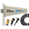 3043 2 signaflex zesilovac signalu gsm 20 dbi lte 4g 3g gsm huawei