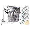 3187 4 studio softbox 50x70cm stativ zarovky 85w x4 ks sada studiovy blesk l2