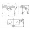 3493 7 water sanitarni kalove cerpadlo pro cerpani wc s drticem 600w