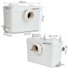 3493 8 water sanitarni kalove cerpadlo pro cerpani wc s drticem 600w