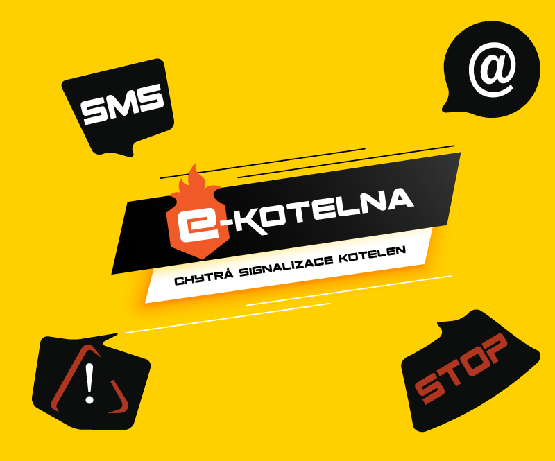 e-KOTELNA chytrá signalizace kotelen