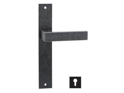 COBRA kované dveřní štítové kování BADEN (Rozteč 92, Provedení PZ)