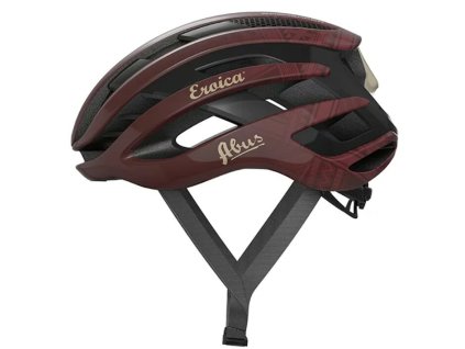 Cyklistická helma Abus AirBreaker EROICA chianti red "LIMITED EDITION"