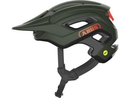 Cyklistická helma MTB Abus Cliffhanger MIPS pine green