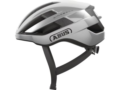 Cyklistická helma Abus WingBack gleam silver