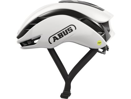 Cyklistická helma Abus Gamechanger 2.0 MIPS shiny white