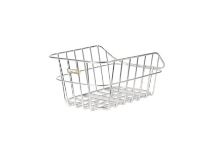 Basil Cento Alu stříbrný košík na nosič