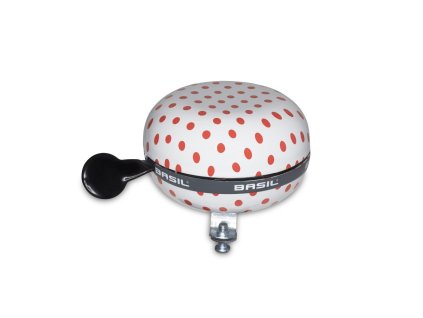 Zvonek Basil Big Bell Polkadot 50396-99 bílo/červ.50398